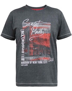 D555 Bramfield Sunset Park Brooklyn T-Shirt Schwarz